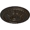 Ekena Millwork Stockport Ceiling Medallion (Fits Canopies up to 6 1/4"), Hand-Painted Stone Hearth, 28"OD x 2 3/4"P CM28STSHF - alternate 2